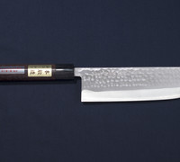 Nakiri / Vegetable Knife - Hammer Marked VG-1 Steel with Ebony Handle 13302M