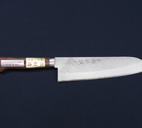 Gyuto / Chef's Knife - Nashiji VG-1 Steel with Mahogany Handle 12403L