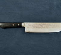Nakiri / Vegetable Knife - Pounded Damascus VG-10 Steel 10602M